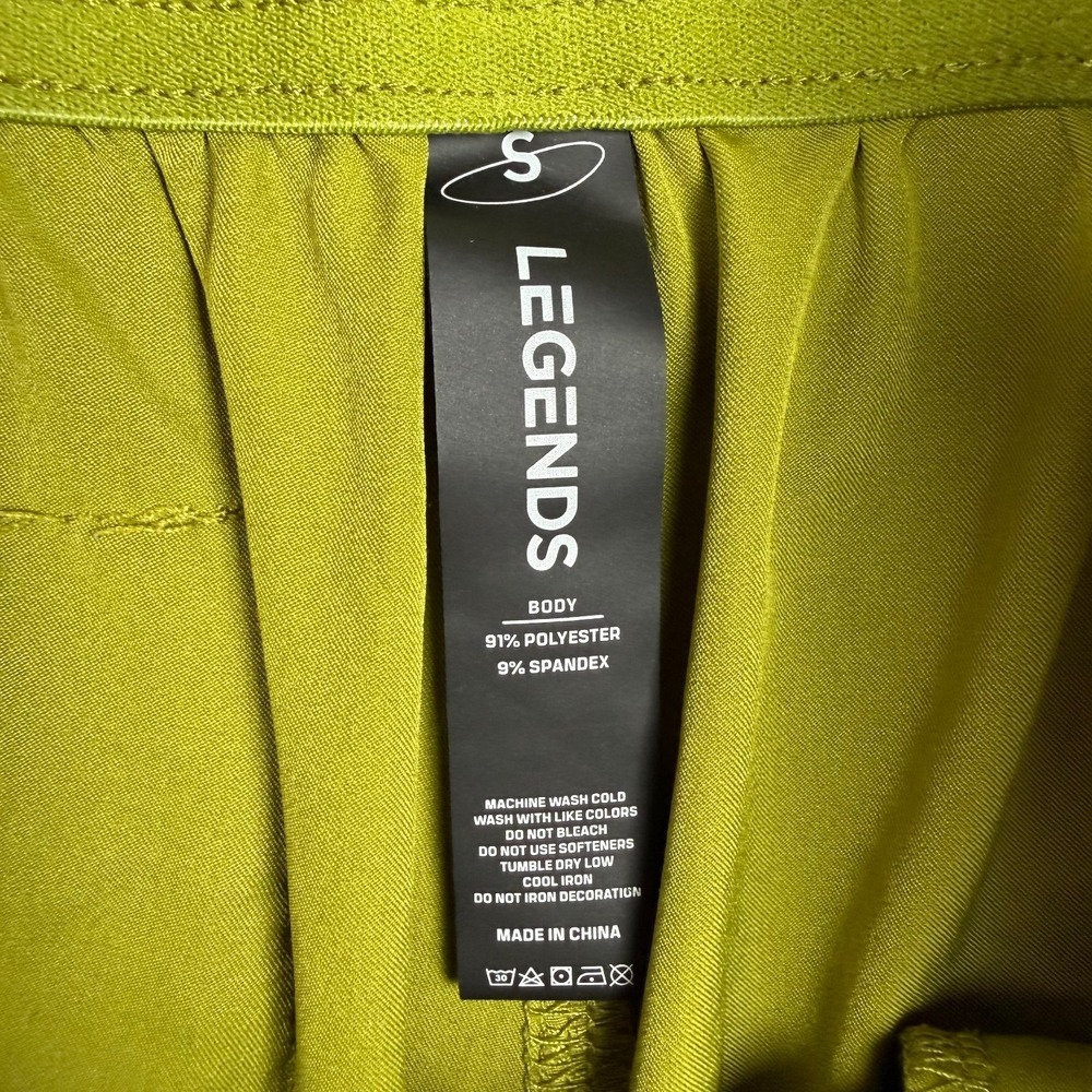 Legends Shorts Mens S Relay Lime Burst 7" Stretch Linerless Workout Activewear - Picture 10 of 16